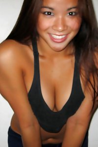 Asian American teenager self-shots