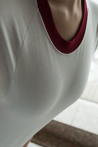 indian woman in taut bum on bed