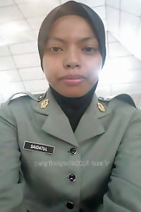 MALAY ARMY GURL